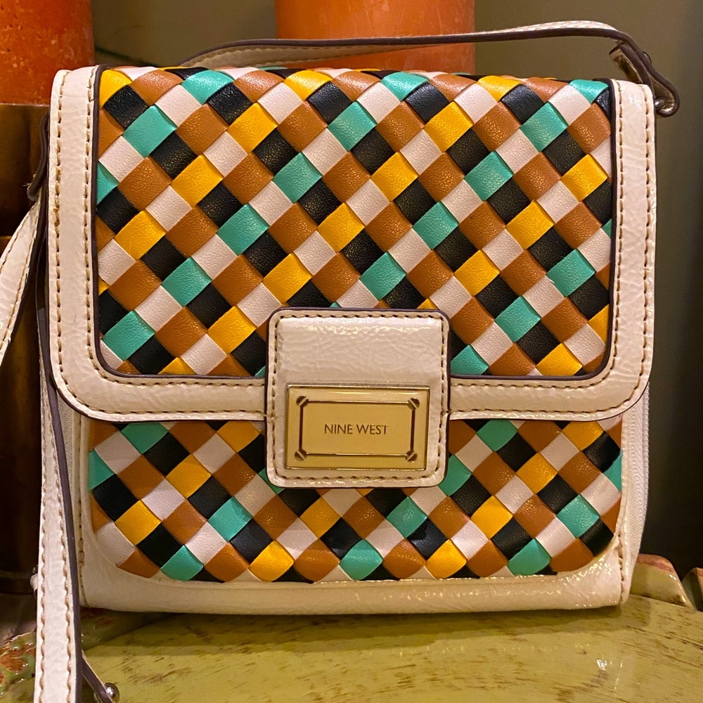Nine West Quilted Faux Leather Crossbody Bag